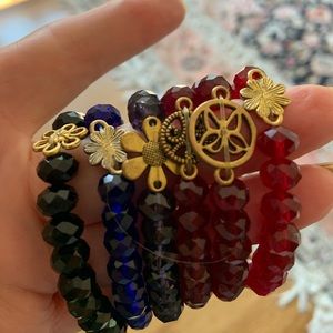 Shining one size bracelets .